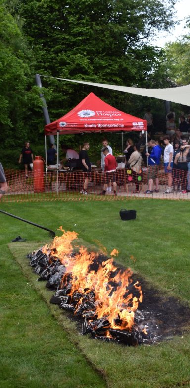 Firewalk burning down